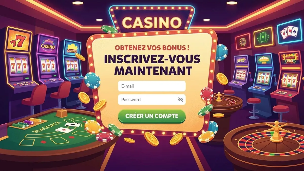 Inscription avec bonus